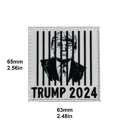 Locked Up Trump 2024 Embroidered Patch